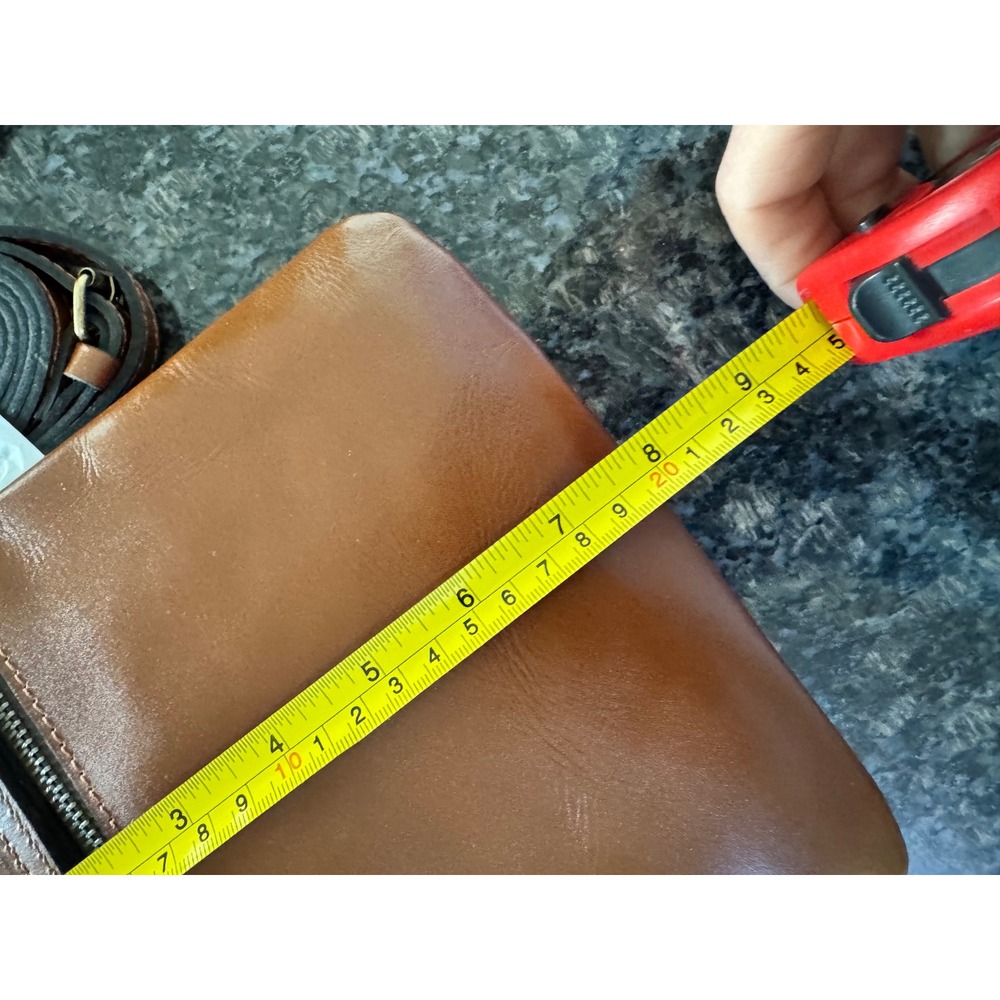 Patricia Nash Balluri Crossbody Bag Tan Leather Heritage Collection P61401 NEW - Picture 9 of 9